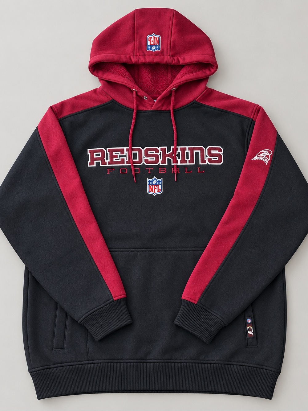 Vintage Reebok Washington Redskins NFL Sideline Heavyweight Hoodie L